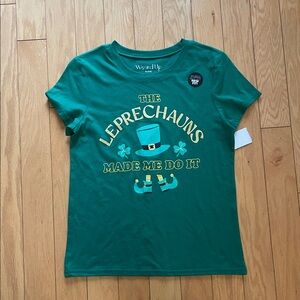 Women’s St Patrick’s day shirt never worn size small